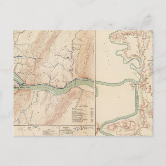 Harper's Ferry, Hagerstown, Funkstown Postkarte (Vorderseite)