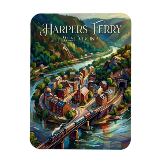 Harpers Ferry National Historical Park Magnet (Vertikal)