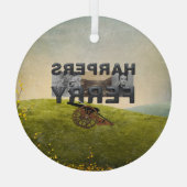 Harpers Ferry Ornament Aus Glas (Rückseite)
