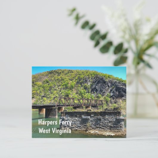 Harpers Ferry Postkarte (Stehend Vorderseite)