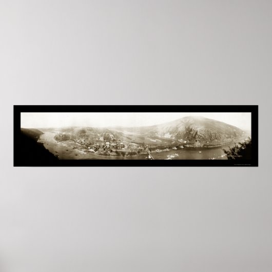 Harpers Ferry West Virginia Foto 1915 Poster (Vorne)