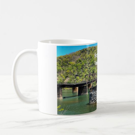 Harpers Ferry West Virginia Kaffeetasse (Links)