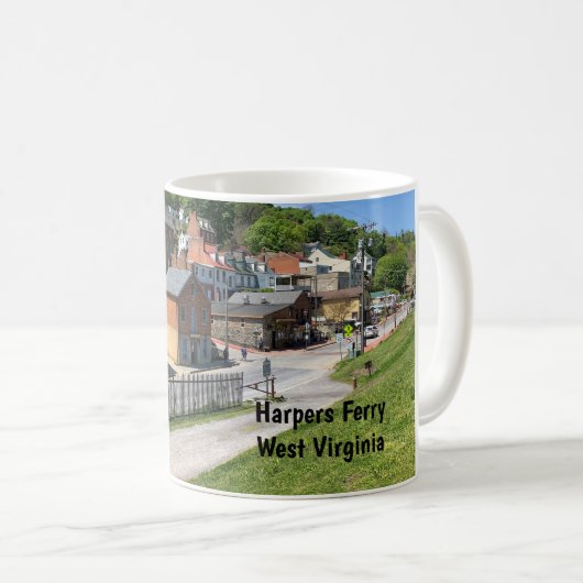 Harpers Ferry, West Virginia Kaffeetasse (VorderseiteRechts)