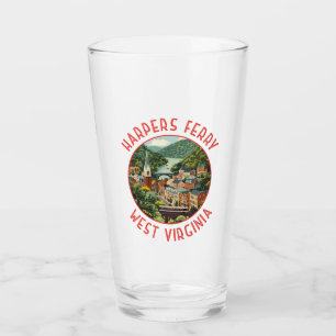 Harpers Ferry West Virginia Notleidender Kreis Glas