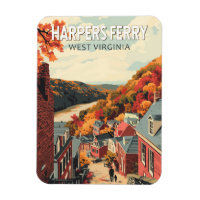Harpers Ferry West Virginia Reiseplan Vintag