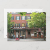 Harpers Ferry WV Dry Goods Store Postkarte (Vorne/Hinten)