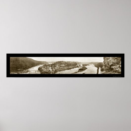 Harpers Ferry WV Foto 1912 Poster (Vorne)