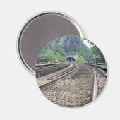 Harpers Ferry WV Railtracks Magnet (Vorderseite/Rückseite)