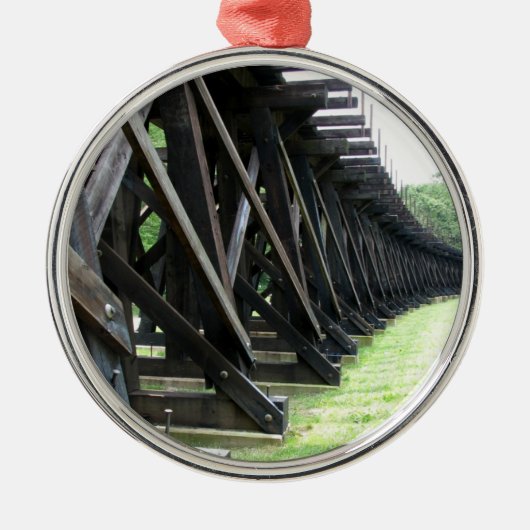 Harpers Ferry WV Raised Railroad Ornament (Vorne)