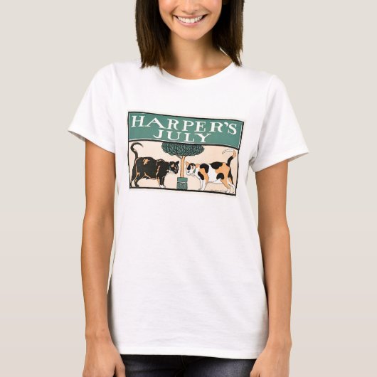 Harpers Juli-Katzen T-Shirt (Vorderseite)
