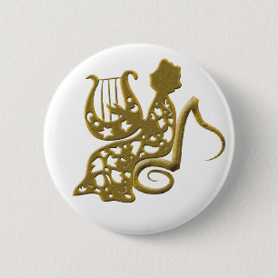 Harpist Button