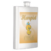 Harpist Chick Flachmann (Rechts)