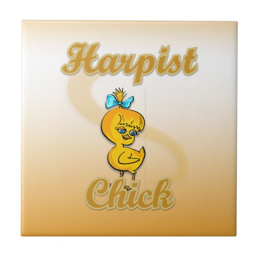 Harpist Chick Fliese (Vorderseite)