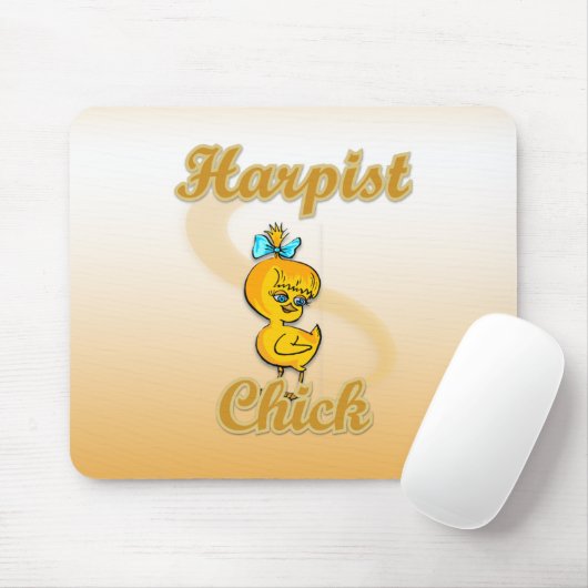 Harpist Chick Mousepad (Mit Mouse)