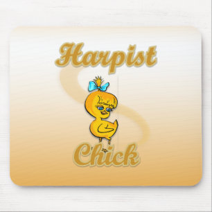 Harpist Chick Mousepad