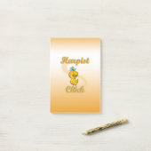 Harpist Chick Post-it Klebezettel (Auf Schreibtisch)