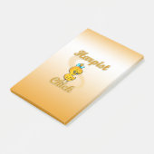 Harpist Chick Post-it Klebezettel (angewinkelt)
