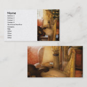 Harpist - Die Harfe Visitenkarte (Vorne/Hinten)