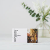 Harpist - Die Harfe Visitenkarte (Stehend Vorderseite)