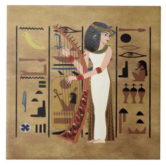 Harpist Fliese (Vorderseite)