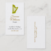 Harpist-Visitenkarte Visitenkarte (Vorne/Hinten)