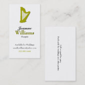 Harpist-Visitenkarte Visitenkarte (Vorne/Hinten)