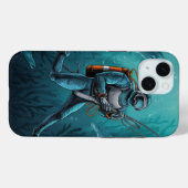 Harpoon Diver Case-Mate iPhone Hülle (Rückseite (Horizontal))