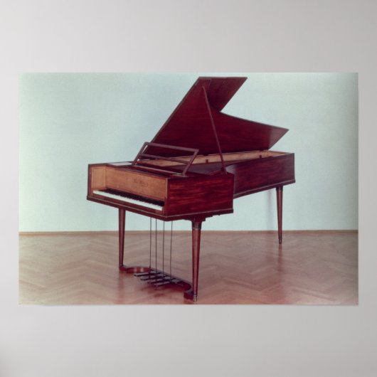 Harpsichord belonging to Ludwig van Beethoven Poster (Vorne)