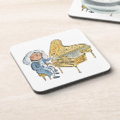 Harpsichord Getränkeuntersetzer (Linke Seite)
