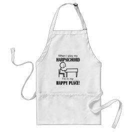 Harpsichord Happy Place Schürze