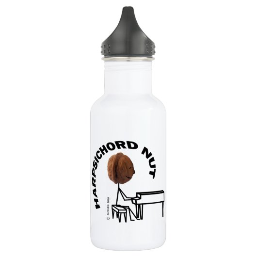Harpsichord Nut Edelstahlflasche (Links)