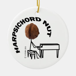 Harpsichord Nut Keramikornament