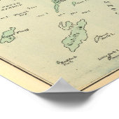 Harpswell, angrenzende Inseln Poster (Ecke)