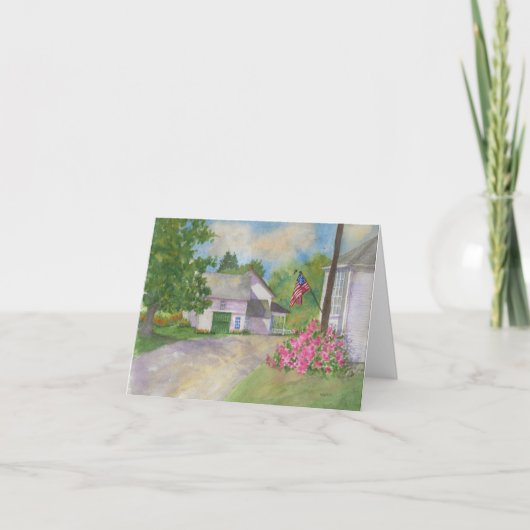 Harpswell Maine Grußkarte Karte (Vorderseite)