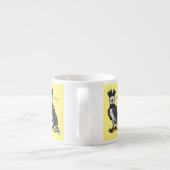 Harpy-Adler-Cartoon Espressotasse (Rückseite)