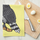 Harpy-Adler-Cartoon Geschirrtuch (Viertel Falte)