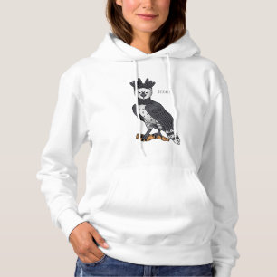 Harpy-Adler-Cartoon Hoodie