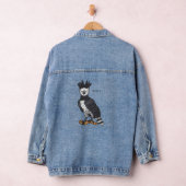 Harpy-Adler-Cartoon Jeansjacke (Hangar)
