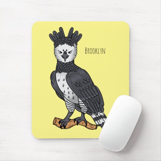 Harpy-Adler-Cartoon Mousepad (Mit Mouse)