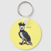 Harpy-Adler-Cartoon Schlüsselanhänger (Vorderseite)