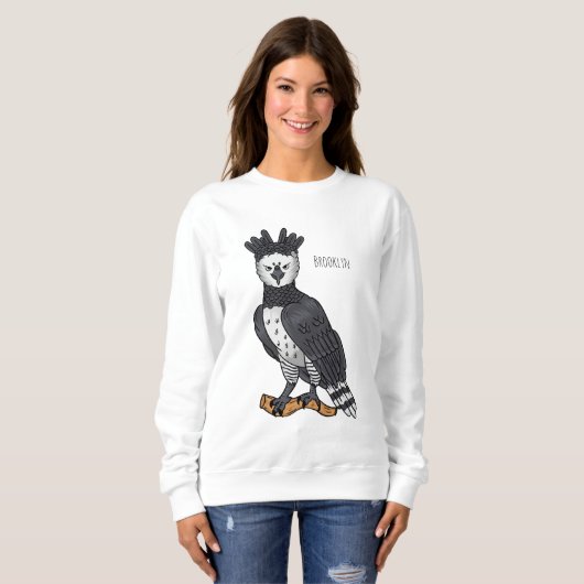 Harpy-Adler-Cartoon Sweatshirt (Vorne ganz)