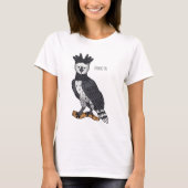 Harpy-Adler-Cartoon T-Shirt (Vorderseite)