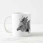 Harpy-Adler-Zeichnen Kaffeetasse (Links)
