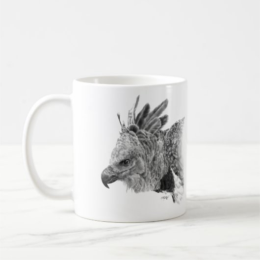 Harpy-Adler-Zeichnen Kaffeetasse (Links)