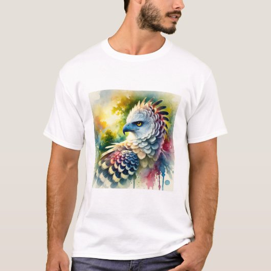 Harpy Eagle 240824AREF108 - Watercolor T-Shirt (Vorderseite)