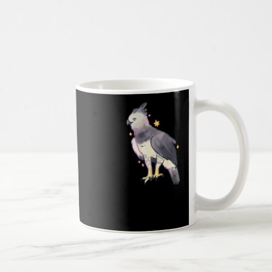 Harpy Eagle Art Sticker Kaffeetasse (Rechts)