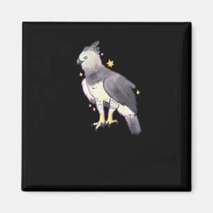 Harpy Eagle Art Sticker Magnet