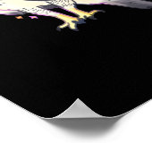 Harpy Eagle Art Sticker Poster (Ecke)