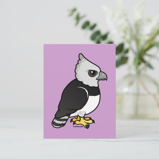 Harpy Eagle Postkarte (Stehend Vorderseite)