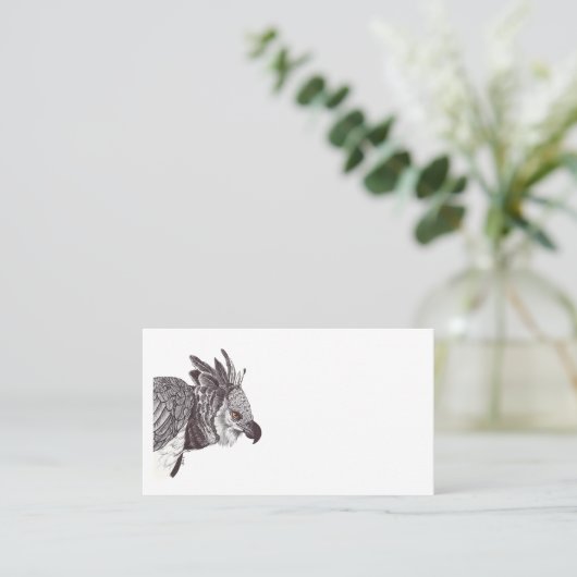 HARPY EAGLE VISITENKARTE (Stehend Vorderseite)